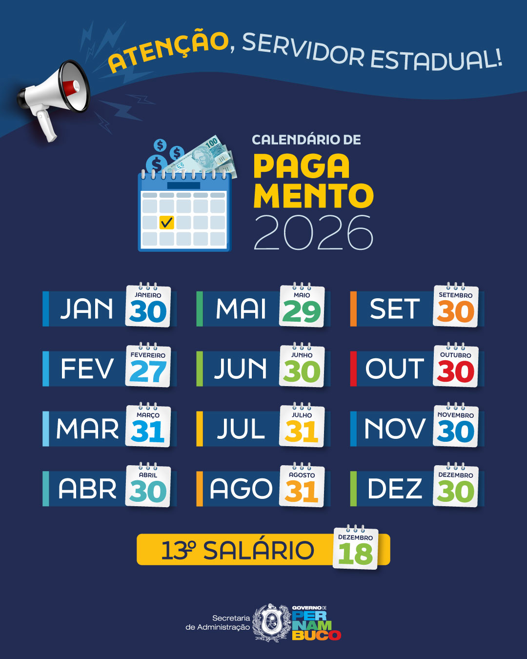 Pagamento 2026